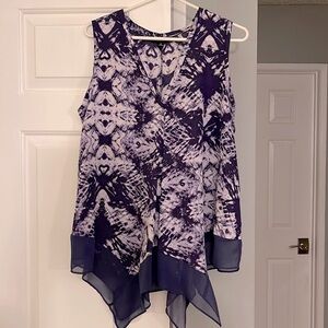 Simply Vera Wang Handkerchief Top Size Medium